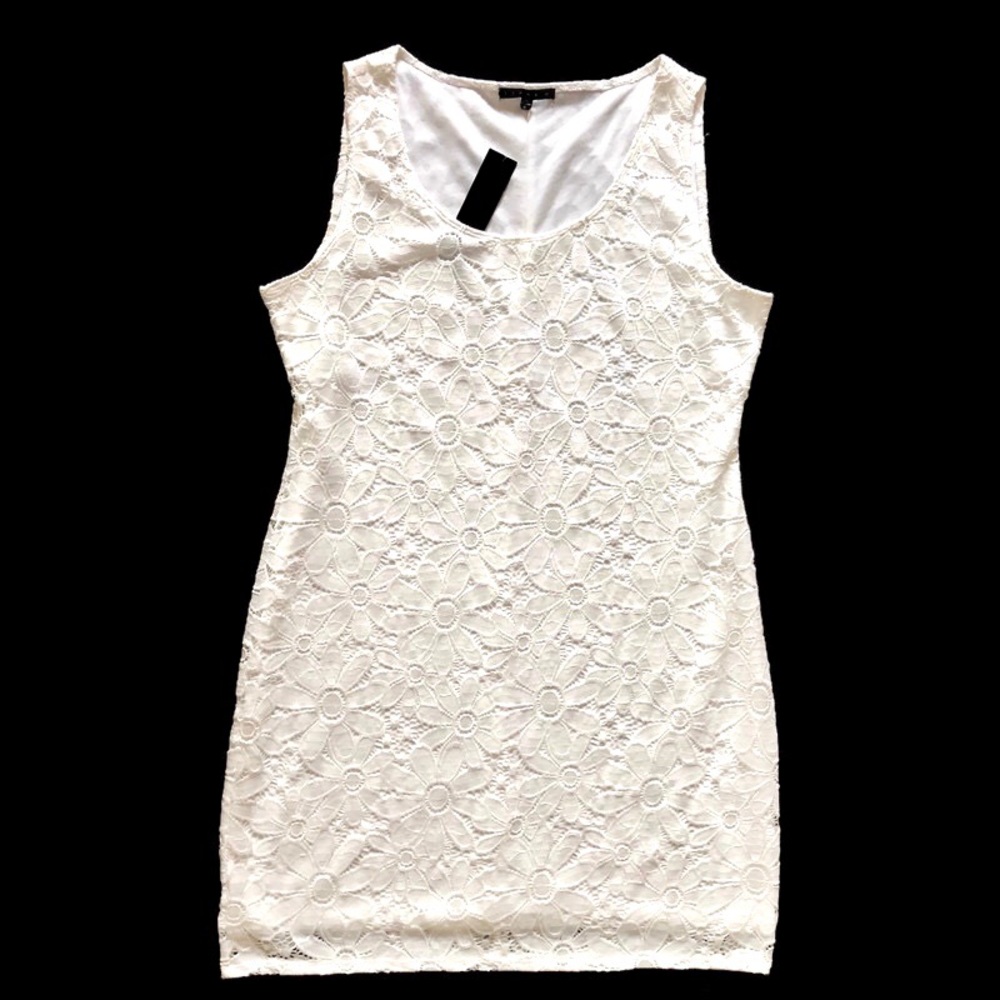 Tiana B. Ivory Sleeveless Lace Dress-Sz XL  NWT